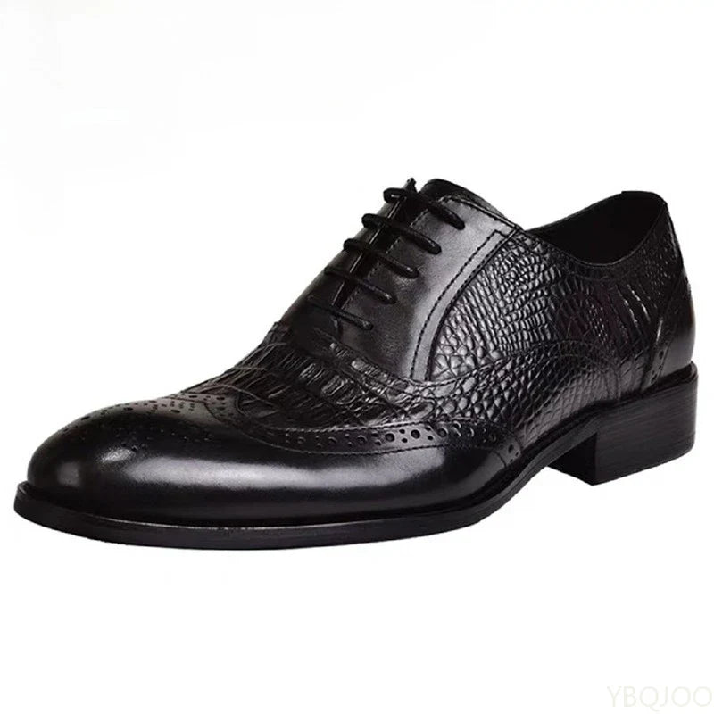 2025 Large Size Fashionable Men's Office Formal Shoes Low Cut Daily Comfortable Pointed Multifunctional Men's Wedding Shoes