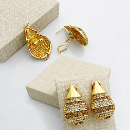 Elegant Dubai Women Jewelry Sets Luxury Design Necklaces Earrings Ring Bracelet Daily Wear Parties Vacations Ideal Gift