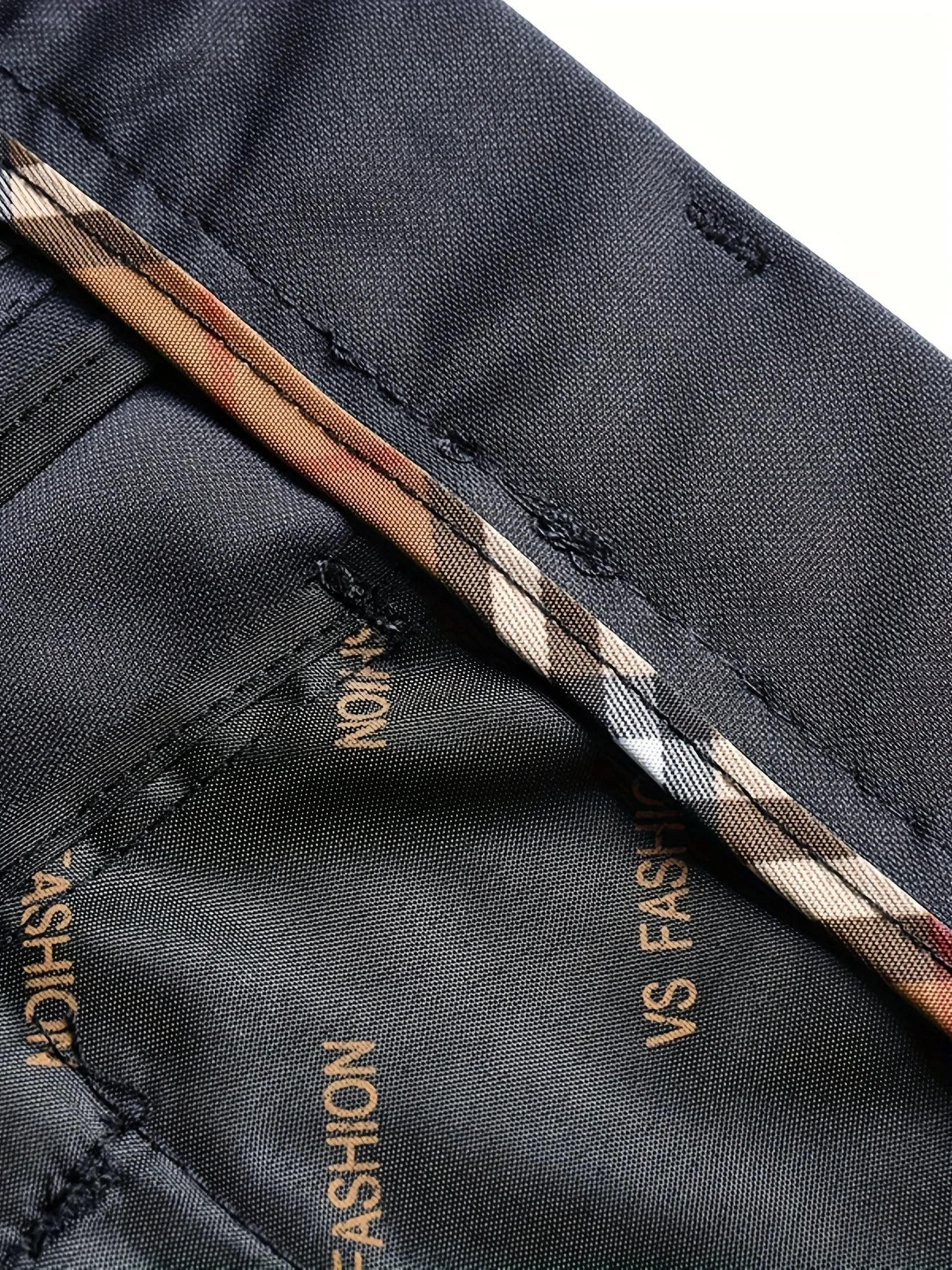 Men's High Elastic Anti-Wrinkle Straight Fit Business Pants | Non-Iron Formal Casual Trousers (1-Pack)