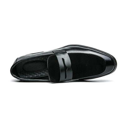 Mens Leather Designer Brand Casual Classic for Men Smile Breathable Office Loafers Formal Business Footwear Dress Shoes Flats 48