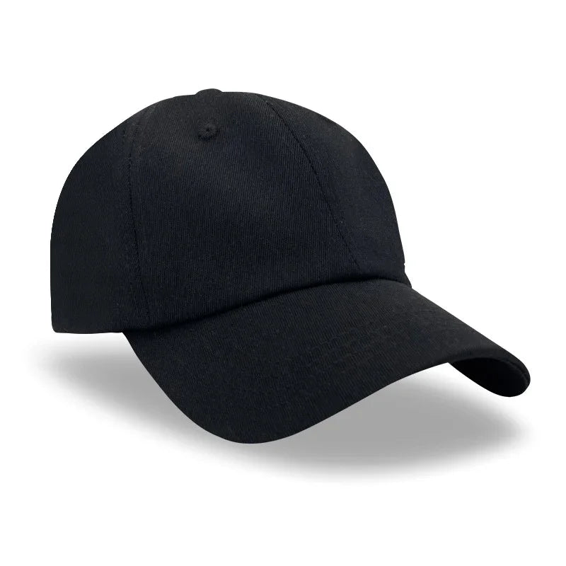 Custom Logo Hat For Women Men Soft Top Cotton Baseball Cap Adult Outdoor Adjustable Dad Hats Snapback Hat Summer Sports Sun Cap