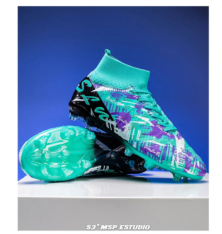 Professional Football Boots Men Soccer Shoes Society Football Cleats FG Lightweight Training Soccer Sneakers Outdoor Sports Shoe