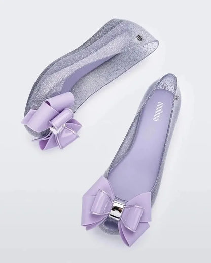Brazilian Melissa Children's Shoes 2024 New Style Jelly Shoes For Medium To Large Children BowWomen's Princess Single Shoes Spri