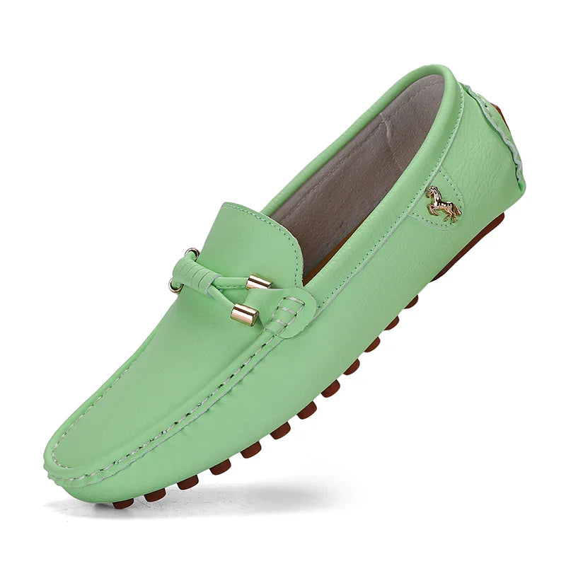 Summer Mens Fashion High Quality Outdoor Casual Leather Shoes Comfortable Breathable Classic 2024 New Slip on Men's Shoes