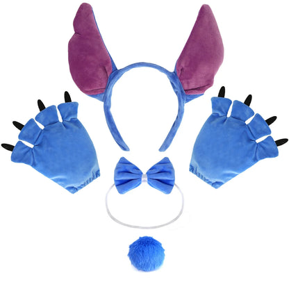 Baby Movie Stitch Role Playing Costume Sets Cartoon Cute Princess Dress Stage Performance Purim Carnival Kids Dress