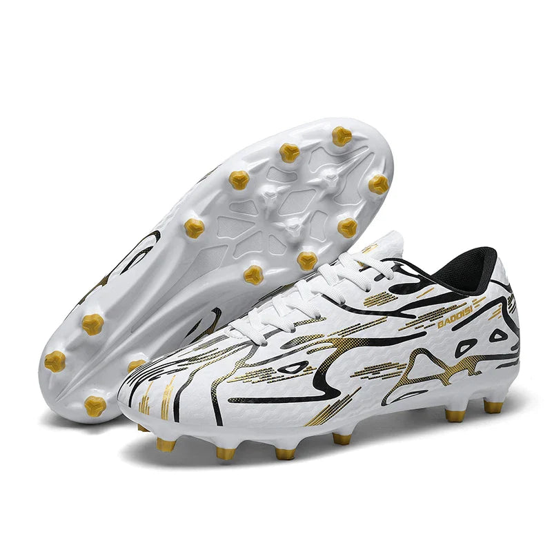 New Men Football Boots TF Sport Training Soccer Shoes Soft Ultralight Breathable Professional Sneakers Unisex Grass Cleats Match