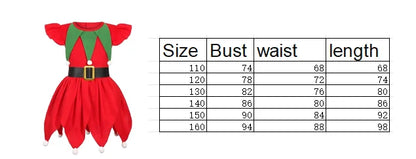2025 Children's New Year Clothing Girl Cosplay Christmas Dress Girl's Christmas Outfit Carnival Party Costume Christmas Gift