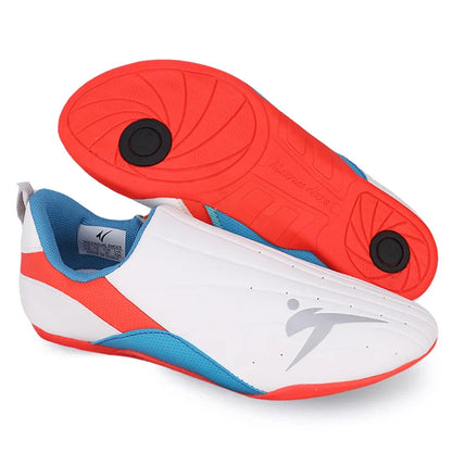 Sapatos Masculinos para Boxe Kung Fu Artes Marciais Respiráveis Solado Macio Grosso Tênis de Caratê para Treinadores de Taekwondo Resistentes ao Desgaste para Crianças e Adultos