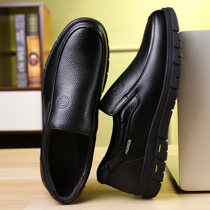 High Quality Leather Men Casual Shoes Italian Luxury Brand Mens Loafers Breathable Formal Mens Dress Shoes Slip-on Driving Shoes