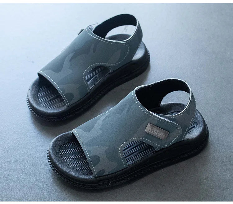 Boys' Sandals 2025Summer New Soft Soled Kid Shoe 1-16y Light Sandals for Girls Casual Beach Shoes Anti Slip Boys Shoe Sandalias