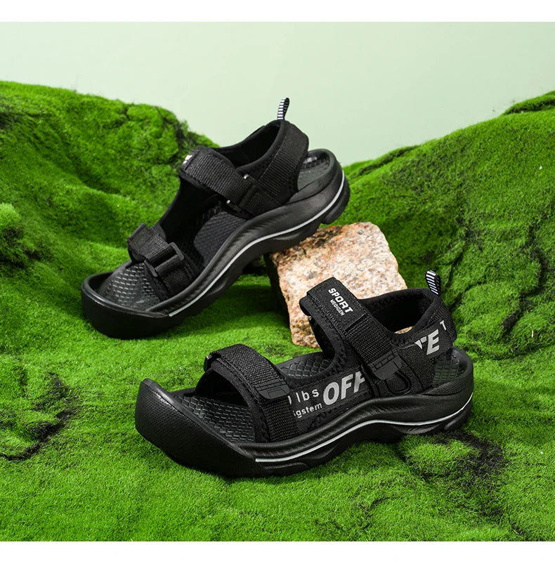 Fashion Kids Sandals Shoes Boy Water Sneaker Summer Outdoor Sports Non-slip Soft Beach Sandals for Boy Casual Shoes