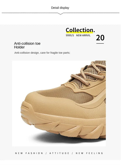 Men Shoes Tactical Boots Special Forces Field Man Boot Lightweight Outdoor Non-Slip Men Zapatillas Hombre Motorcycle Boots