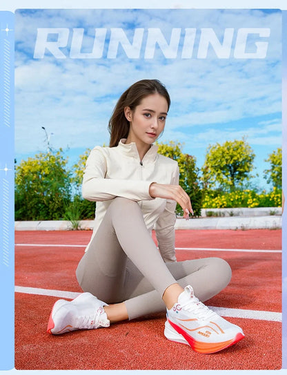 2025 Men's And Women's Professional Carbon Board Marathon Running Shoes Shock Absorption Ultra-light Stable Support Sports Shoes