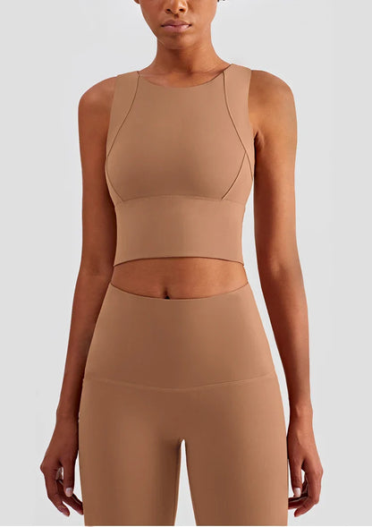 High Elastic Women's 2 Piece Yoga Set with Sports Bra and Leggings High Stretch Pants Bra with Coaster Women's Sports Suit👚