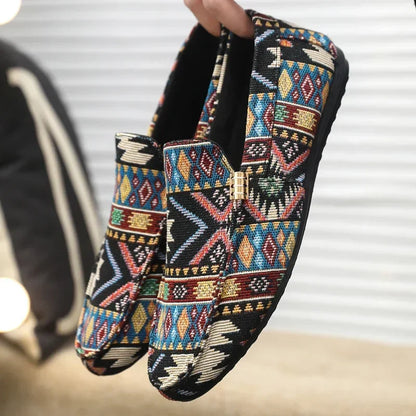 Summer Outdoor Men's Casual Shoes Breathable Man Loafers Lazy Shoes Comfortable Walking Sneakers Non-slip Flats Driving Shoes