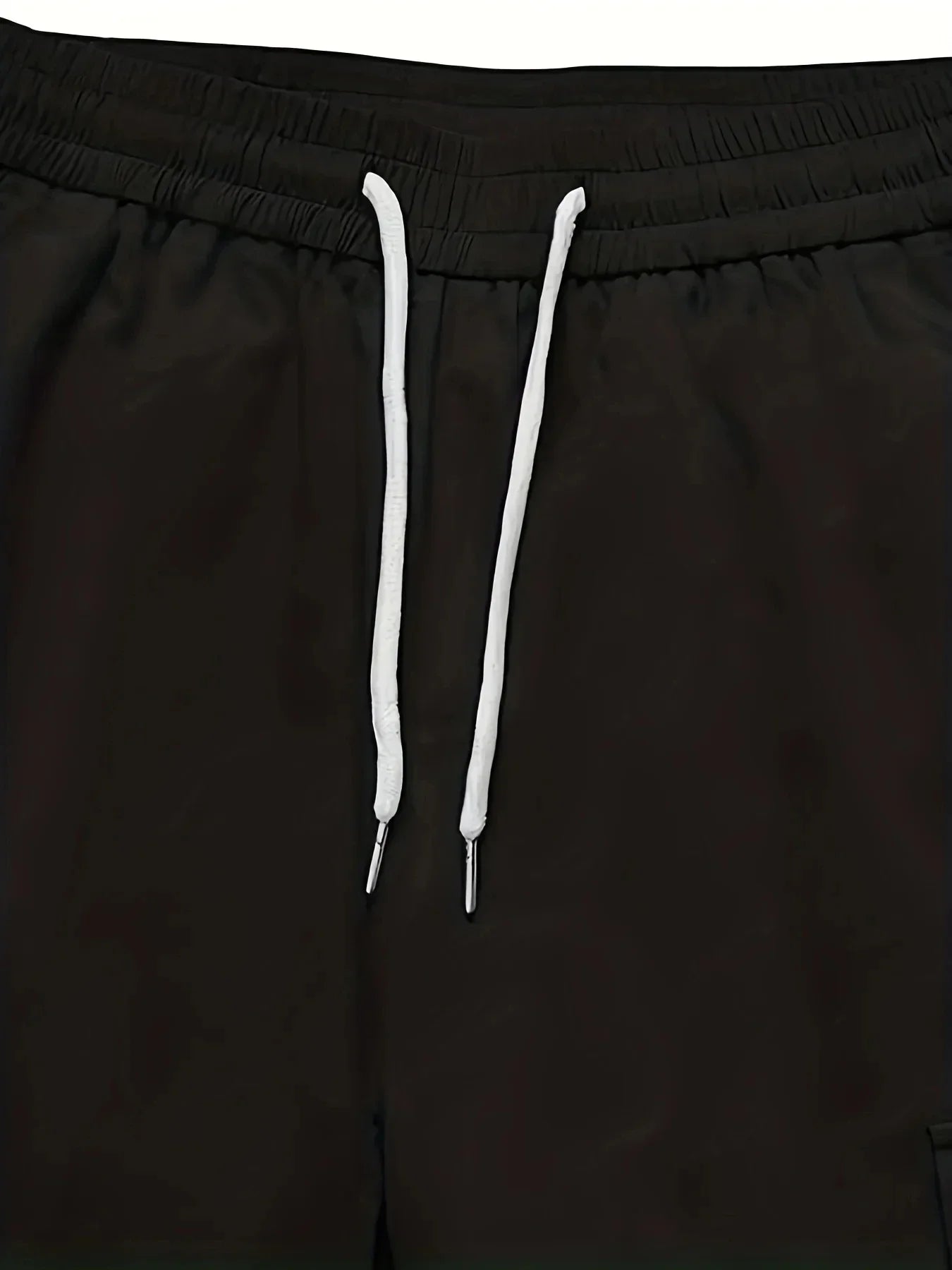 5XL Plus Size Spring Summer Men Casual Cargo Pants Pockets Black Loose Out Door Elasticity Sports Oversize Pants 46 48 50 52