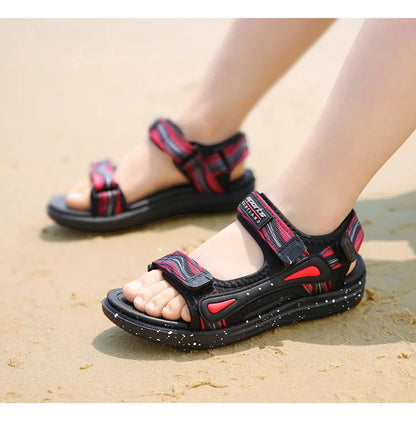 Fashion Kids Walking Sandals Boys Shoes Soft Sole Non-slip Outdoor Summer Children's Beach Water Shoes
