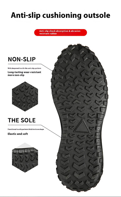 New insulated anti smashing, anti piercing, anti slip, and anti splashing work shoes for men's safety shoes