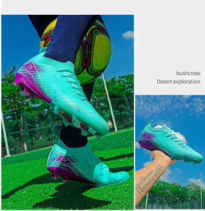 New Men's Football Boots Sneakers FG Soccer Shoes Training Wholesale Top Quality Cleats Non-Slip Drop Shipping Unisex Adult
