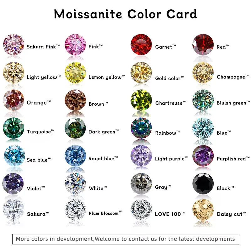 TY 3-5MM Moissanite Bracelet For Women Men 925 Sterling Silver Chain Bracelet D VVS1 Fine Luxury Jewelry Lab Gemstone