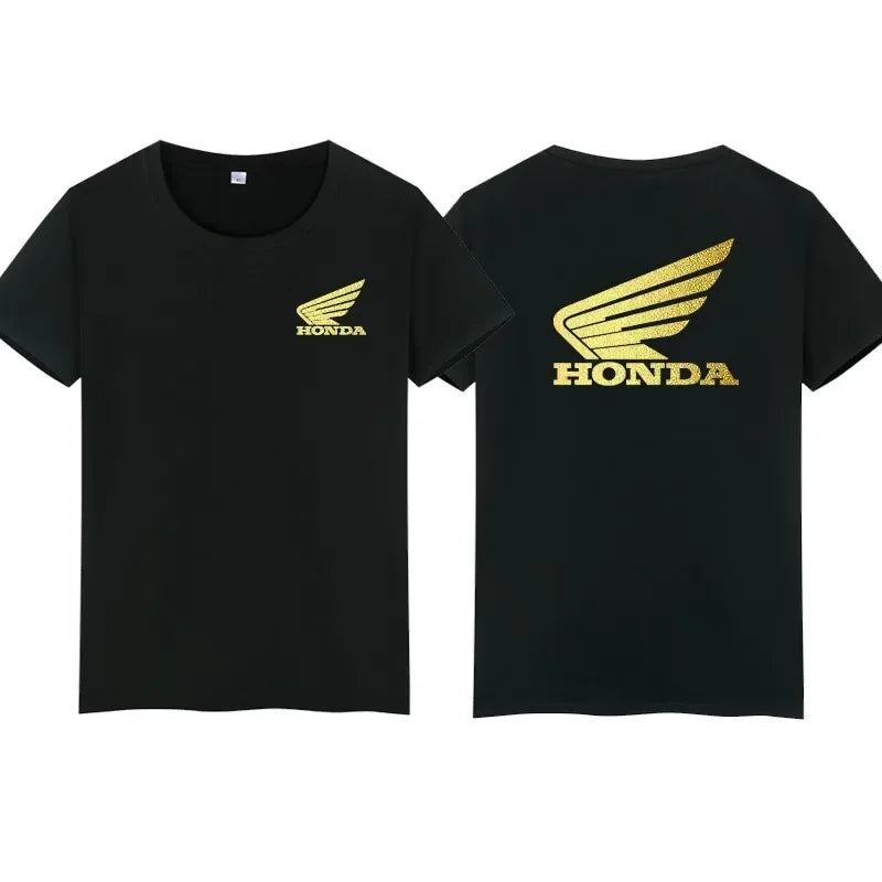 2026 Racing HRC Summer New Men's Fashion 100% Cotton T-Shirt Street Casual Top