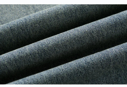 Autumn New Wide Leg Washing Jean Pants Men Trousers Neutral Solid Color Loose Casual Straight Outdoor Fashion Pants Big Size 8xl