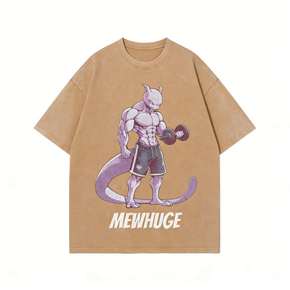 Vintage Washed Graphic T-Shirt Man Women Y2k Harajuku Gym Tee Short Sleeve Tee Casual Top Summer 2026 Unisex