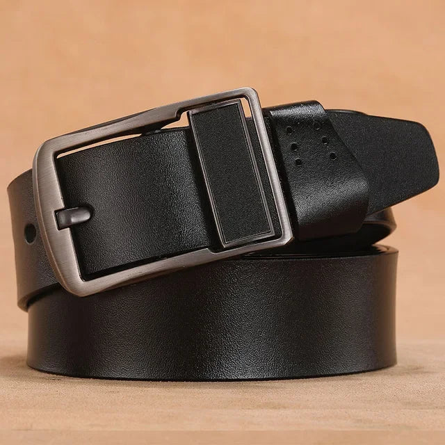 2024 Genuine Leather Belt Men 140 150 160 170cm Large Size Luxury Designer Belts Split Leather High Quality Waist Belt