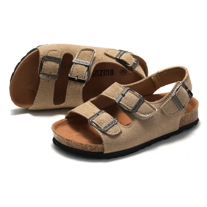 Children's Boys and Girls Cork Sandals/Kids Flip Flops/Children Shoes3338