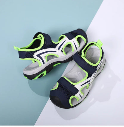 2025 Summer Boys Sandals Kids Shoes Fashion Flats Toddler Baby Girls Sandals Non-slip Casual Beach Children Outdoor Shoes