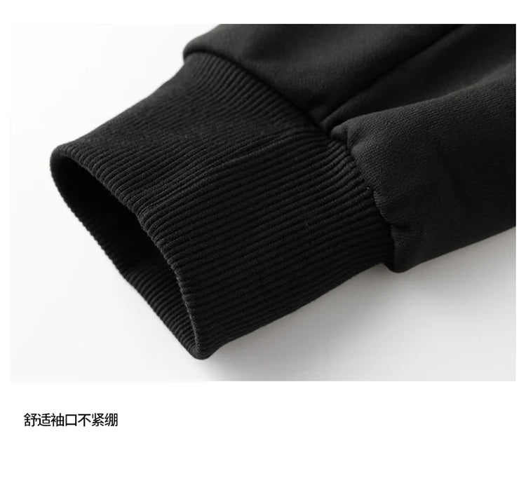 Plus Size Men Hoodie Sweatshirt Pullover 6XL 7XL 90-180kg 100% Cotton Autumn Winter Long Sleeve Sport Tops Big Size Men Clothing
