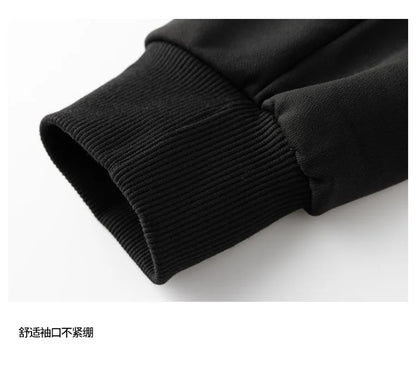 Plus Size Men Hoodie Sweatshirt Pullover 6XL 7XL 90-180kg 100% Cotton Autumn Winter Long Sleeve Sport Tops Big Size Men Clothing
