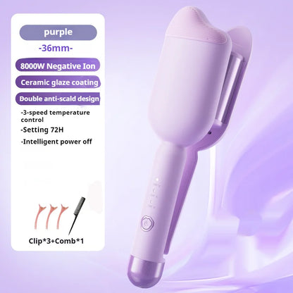 Wavy Hair Curlers Curling Iron Wave Volumizing Hair Lasting Styling Tools Egg Roll Head Waver Styler Wand Curling Irons 36mm