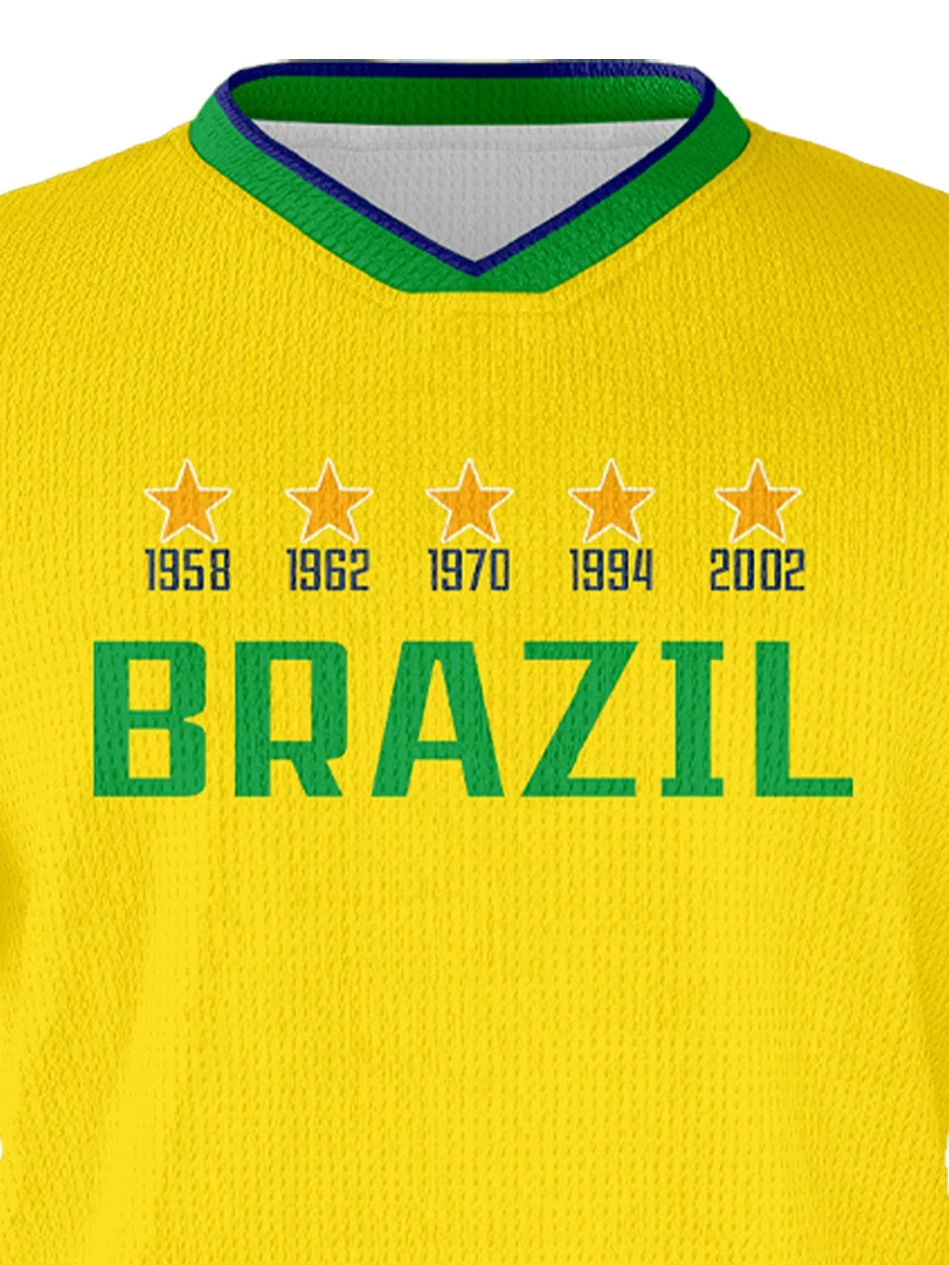 Custom Soccer Jersey Set Brazil Personalized Name Number Football Shirt for School Team Club Kids Youth Practice Soccer Uniform