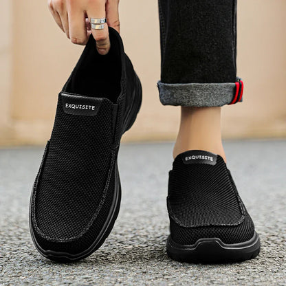 New Summer Breathable Canvas Shoes Men Loafers Slip On Sneakers Fashion Casual Men Shoes Lightweight Flats Men Driving