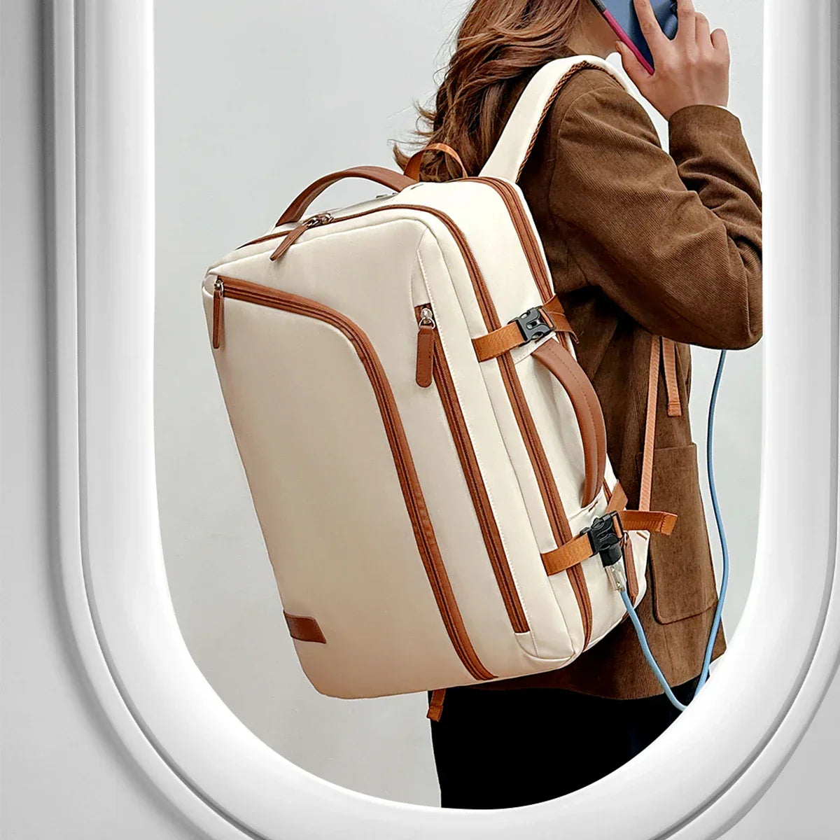 Backpack Unisex New Simple Business Computer Backpack Outdoor Large Capacity Travel Bag Student School Bag Boys