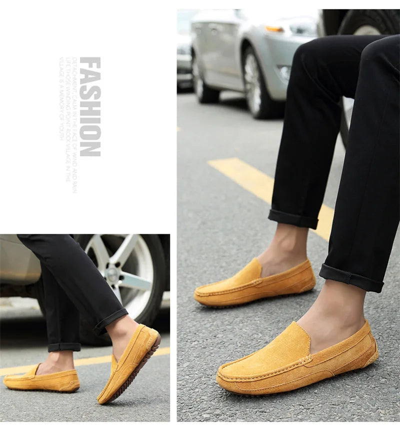 Leather Man Loafers Luxury 2022 Casual Shoes For Men Boat Shoes Handmade Men Slipon Driving Shoes Male Moccasins Zapatos