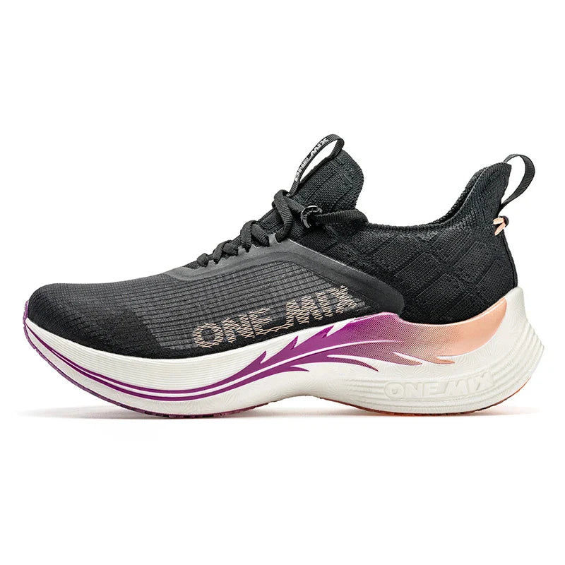 Original Carbon Fiber Running Racing Shoes Professional Marathon Ultra-light Rebound Damping Trail Sport Road Sneakers