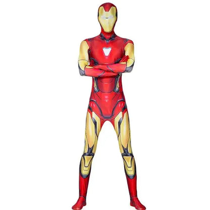 Children's Vision Costume High Quality Wanda Vision Cosplay Jumpsuit Halloween Party Superhero Bodysuit for Men