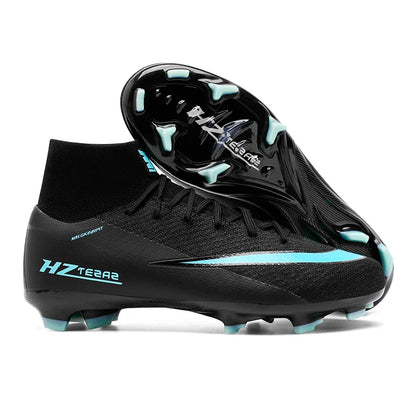 New Men Soccer Shoes Breathable Cleats Football Boots Training Boys Long Spikes Adult Outdoor Sport Non Slip Match Comfortable