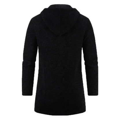 Men's Hoodies SpringAutumn CasualSolid Hooded Zip-Up Sweatshirts LongSleeve Knit Hoodie Men Sweatshirt Streetwear Hoody Cardigan