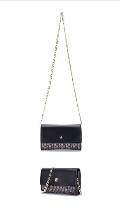 Minimalist Fashionable Exquisite Women's Shoulder Bag with Chain Shoulder Strap Design Versatile for Commuting and Gatherings