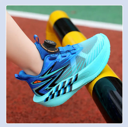 Children‘s Basketball Shoes Non-slip Breathable Running Shoes Lace-up Boys Girls Training Sneakers Athletic Shoes Tennis Shoes