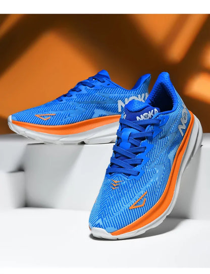 Men's Running Shoes Jogging Cushioning Outdoor Luxury Shoes Trainer Race Breathable Couple Non-Slip Sneakers Mesh Off-road Shoes