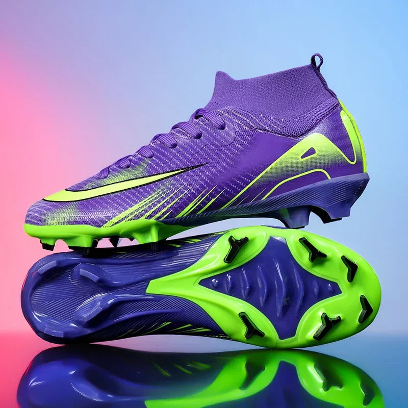New Men Football Boots Ultralight Training Soccer Shoes Breathable Unisex Professional Wholesale Indoor Futsal Drop Shipping