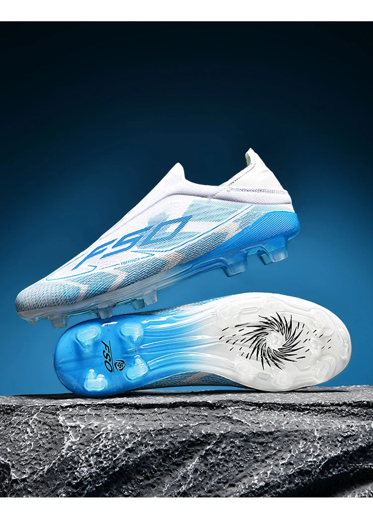 Men Soccer Shoes Society FG/TF Professional Original Women Football Boots Cleats Grass Outdoor Training Unisex Non Slip Sports