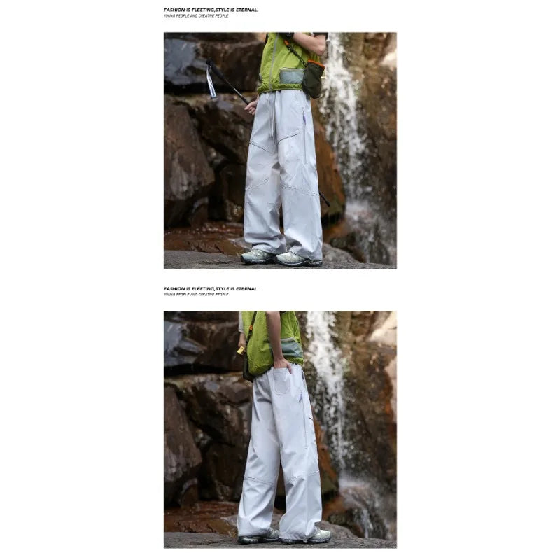 Work Pants Man Cargo Pants Man Spring New Tactical Waterproof Outdoor Hiking Combat Utility Trousers For Men