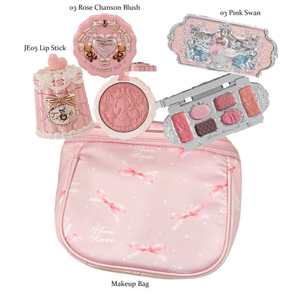All In One Makeup Set Gift Box Garden Cushion Cream Foundation Matte Blush Long Lasting Velvet Lip Cream With Bag