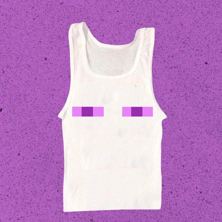 Women's Sleeveless Camisole Y2K Sexy Lace Streetwear Hip Hop Punk Rock vintage Emo Girls Chic Letter Print Gothic Slim baby Tops