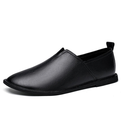 Mocassins Casuais Retrô Masculinos de Sola Macia Confortáveis e Antiderrapantes Feitos à Mão para Sapatos de Negócios Casuais 38-47